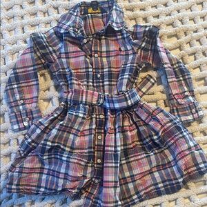 Ralph Lauren Multicolor Plaid Dress